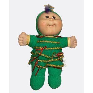 Cabbage Patch Kids Christmas Tree Doll Green Gold Red Trim